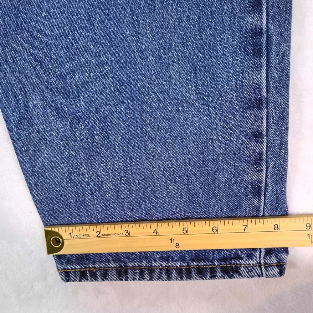 Levis 550 Relaxed Fit Tapered Leg Blue Denim Jeans Mens 38x29 Medium Wash - Picture 10 of 16